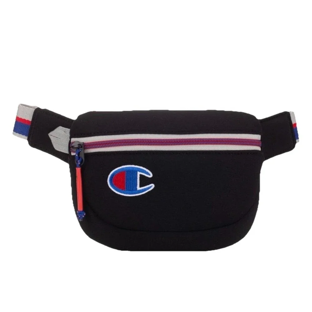 Champion unisex adult Attribute Waistbag Fanny Waist Packs, black, One Size